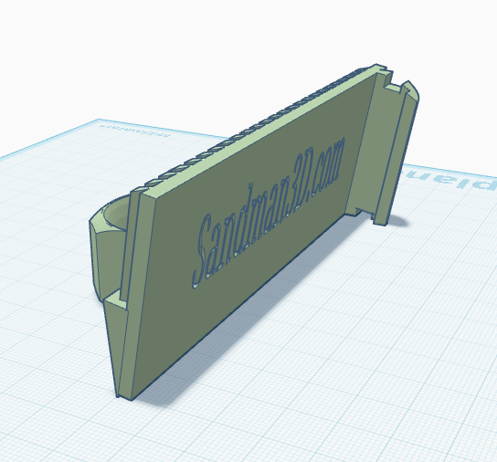 Anti-theft grip 3 Finger Angled Fixed Handle