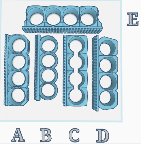 Anti-theft grip 4 Finger Handles